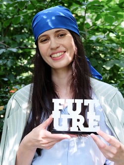Anna Gryadunova with Future Award