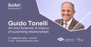 Guido Tonelli SciArt SwitzerlAnd event