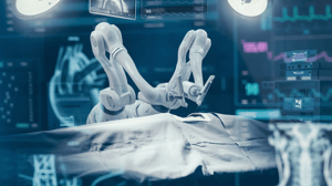 Robot Arms Performing autonoumusly surgery In Hospital. 