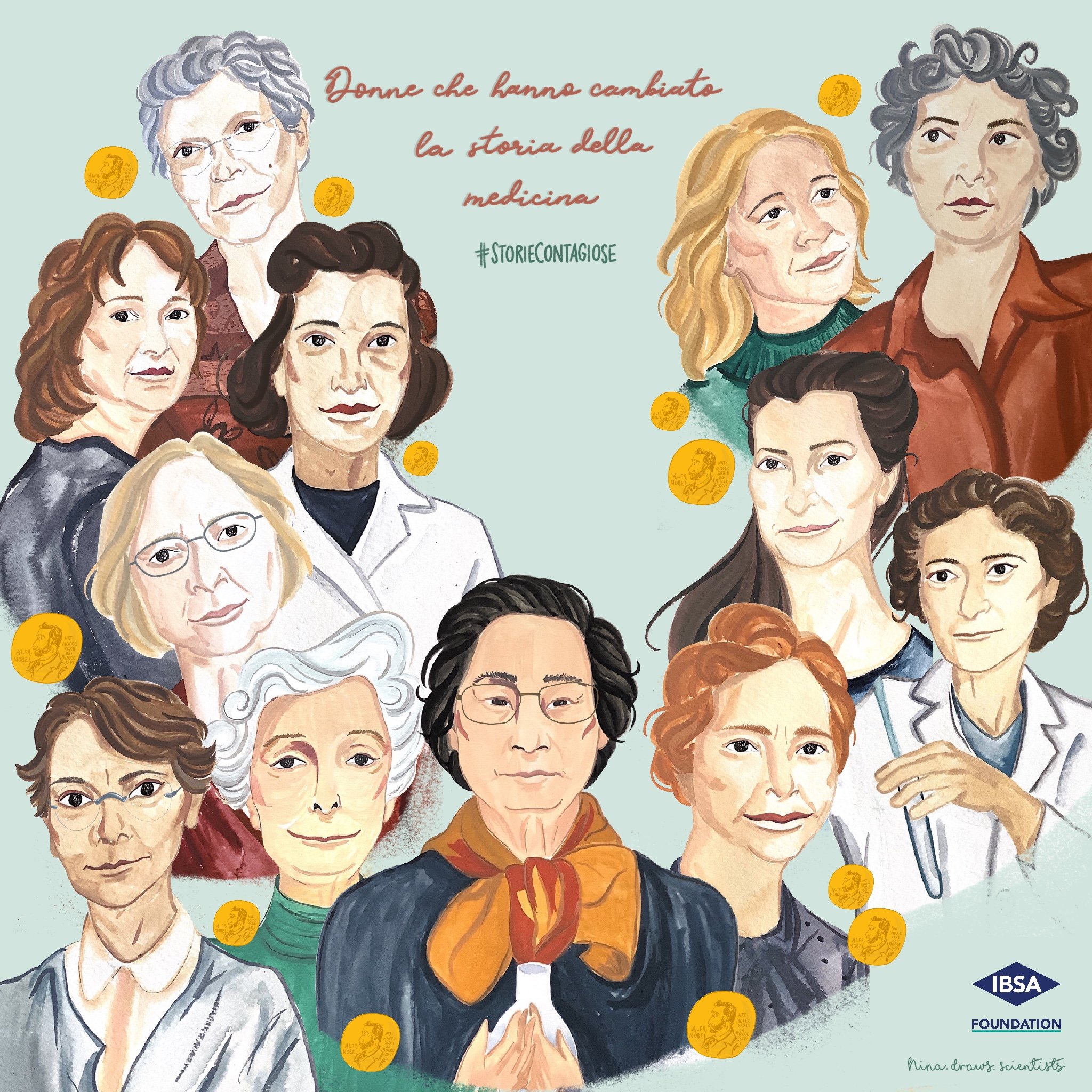 Women who changed the history of medicine_Group Portrait_MOB