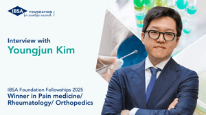 Thumbnail of the interview with Youngjun Kim, winner in the field of pain medicine, rheumatology and orthopaedics
