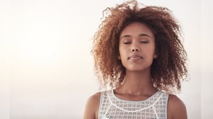 Breathing woman