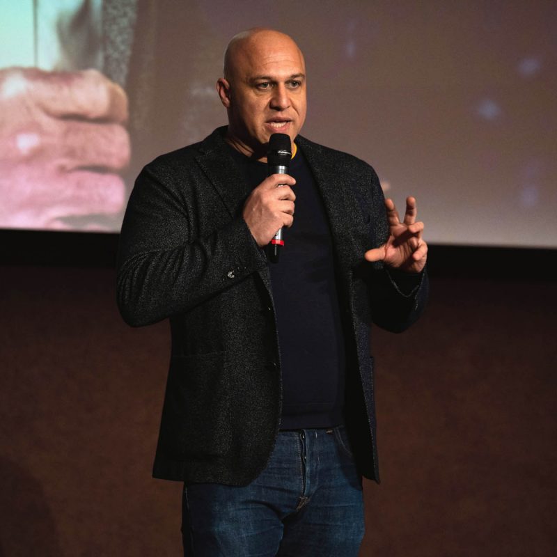 James Beacham a Milano per la Open Night, 15 Febbraio 2020.