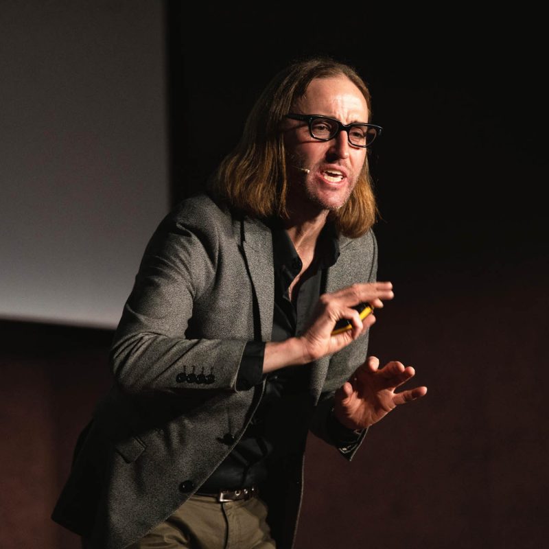 James Beacham a Milano per la Open Night, 15 Febbraio 2020.