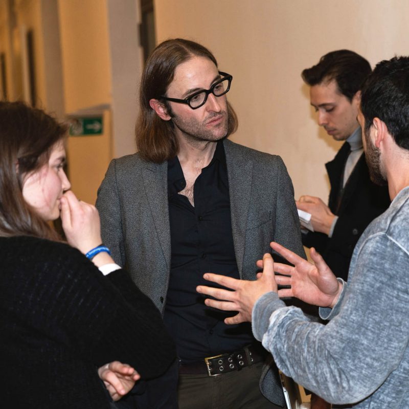 James Beacham a Milano per la Open Night, 15 Febbraio 2020.