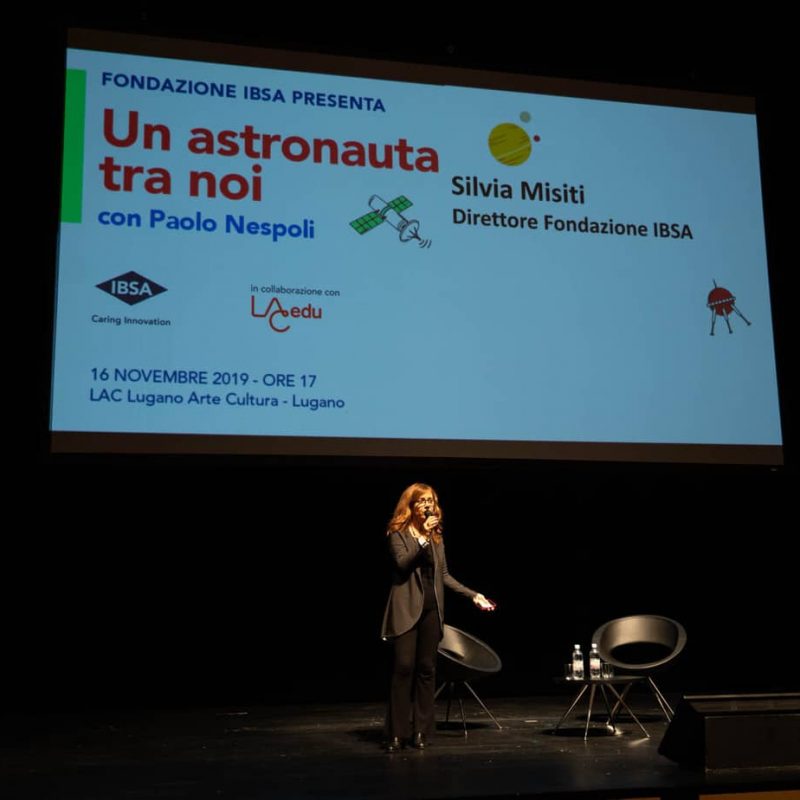 foto evento con Paolo Nespoli