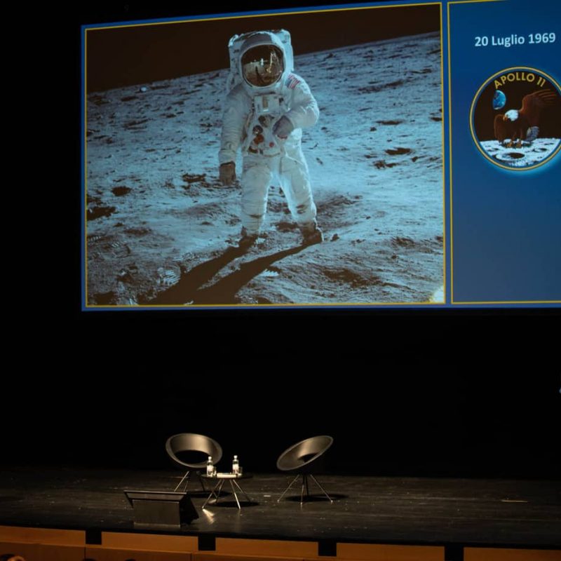 foto evento con Paolo Nespoli