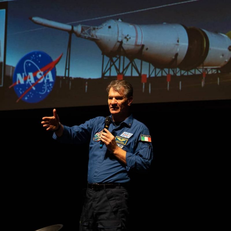 foto evento con Paolo Nespoli
