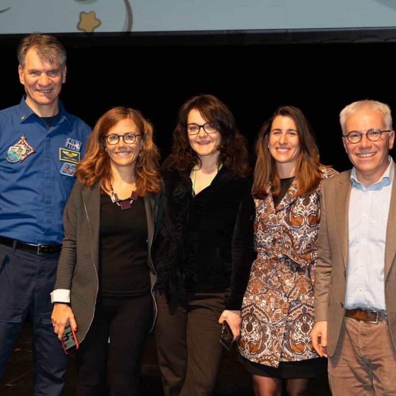 foto evento con Paolo Nespoli