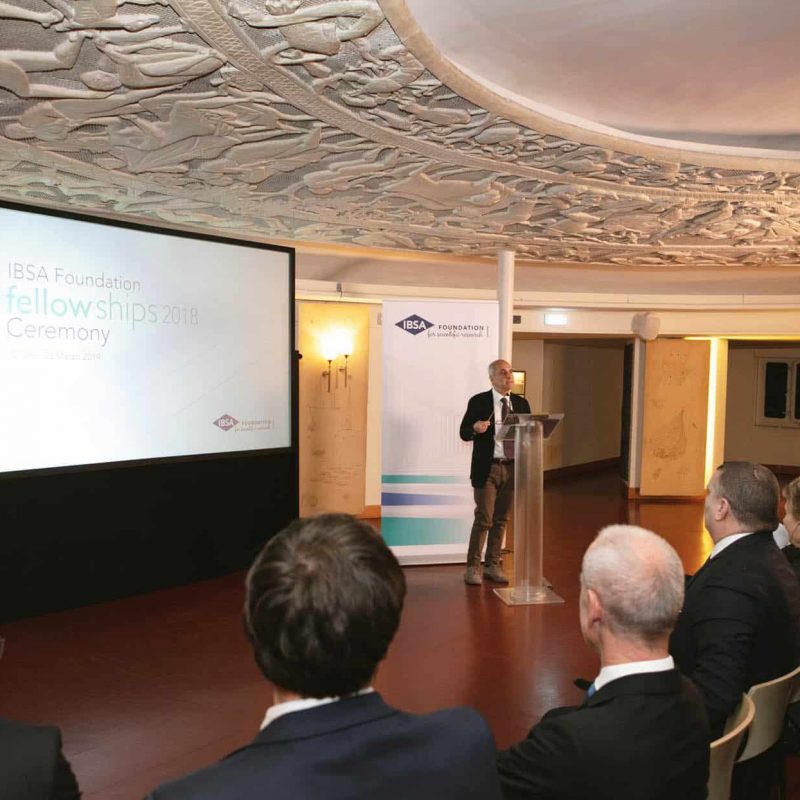 partecipanti e relatori premiazione ibsa fellowship 2018