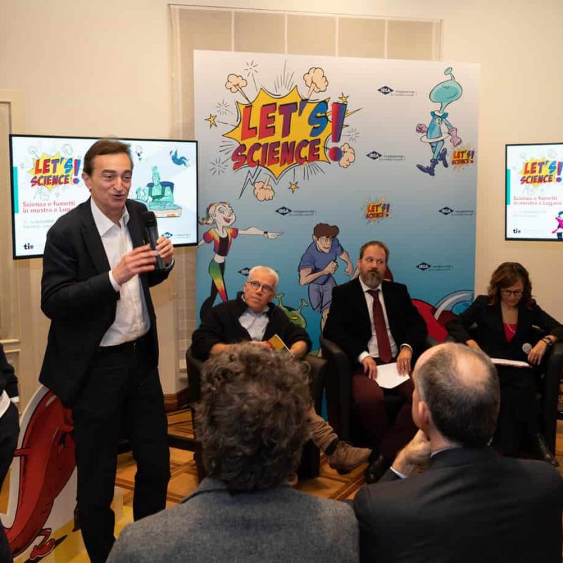 partecipanti e relatori evento let's science lugano 2019