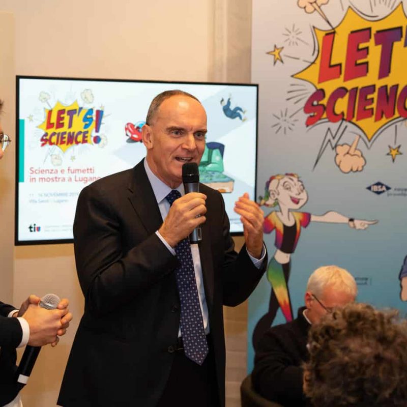 partecipanti e relatori evento let's science lugano 2019