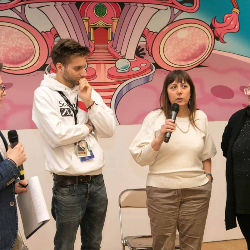 partecipanti e relatori evento Let's Science fumetti a milano