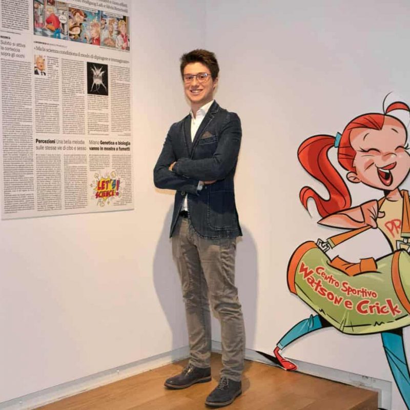 partecipanti e relatori evento Let's Science fumetti a milano