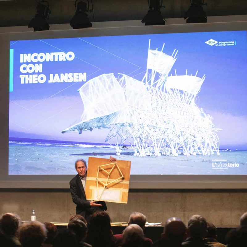 Foto evento: Theo Jansen per la prima volta a Lugano