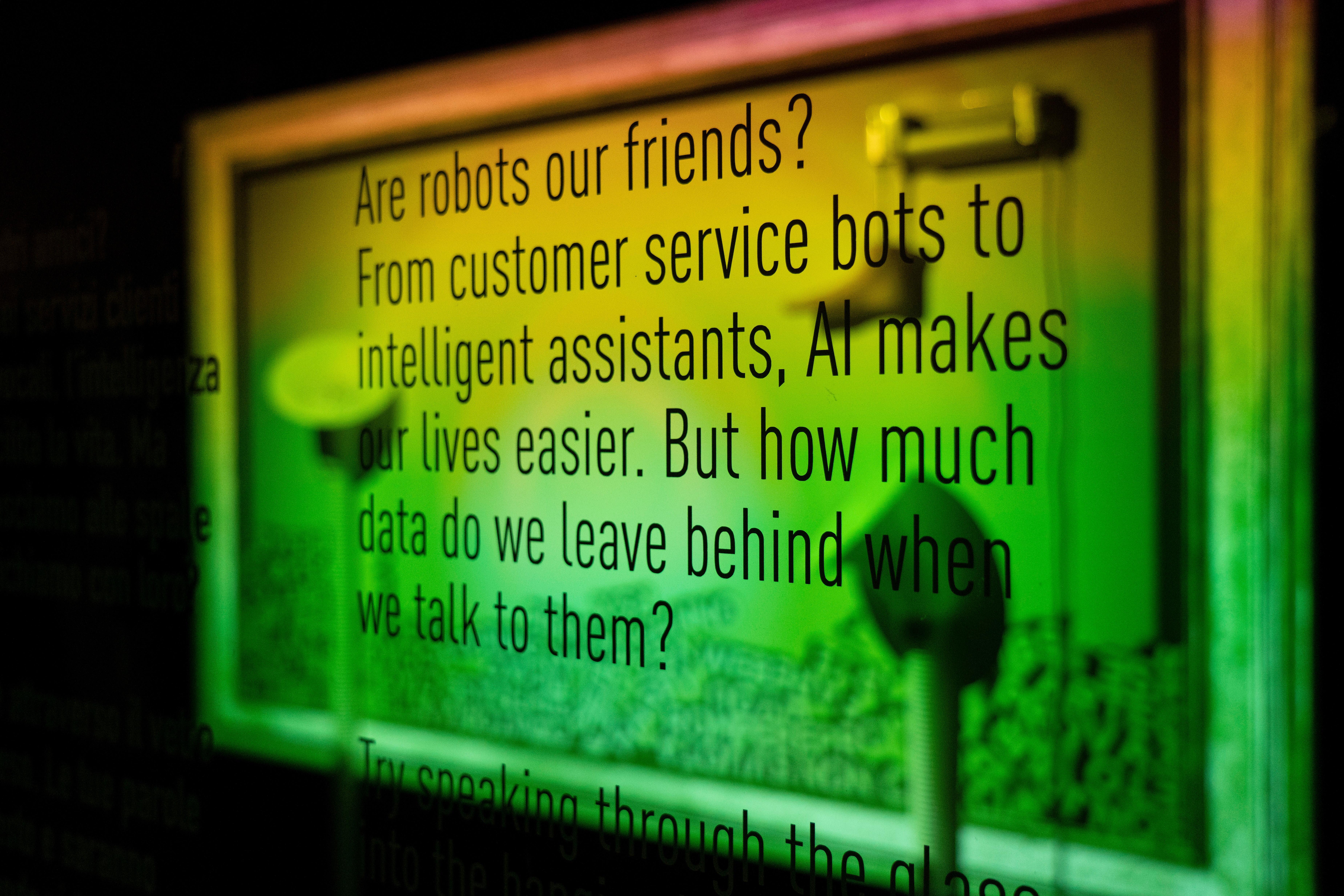 Digital Aesthetics: Robotic voice activated word kicking machine