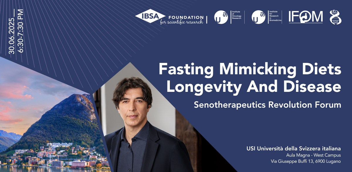 Valter Longo: Fasting Mimicking
Diets Longevity and Disease