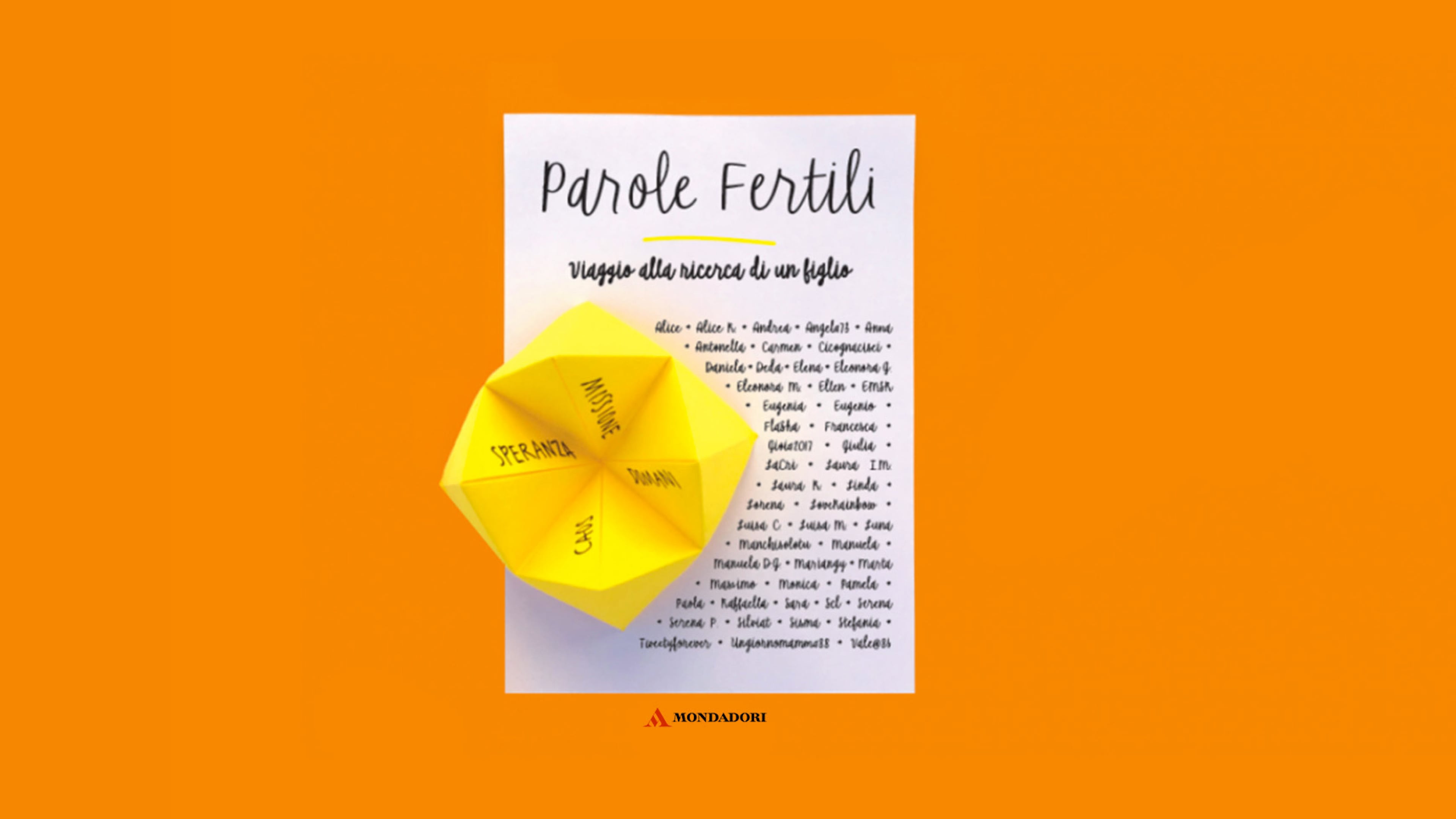 The book: “Fertile Words. A Journey in Search of a Child”