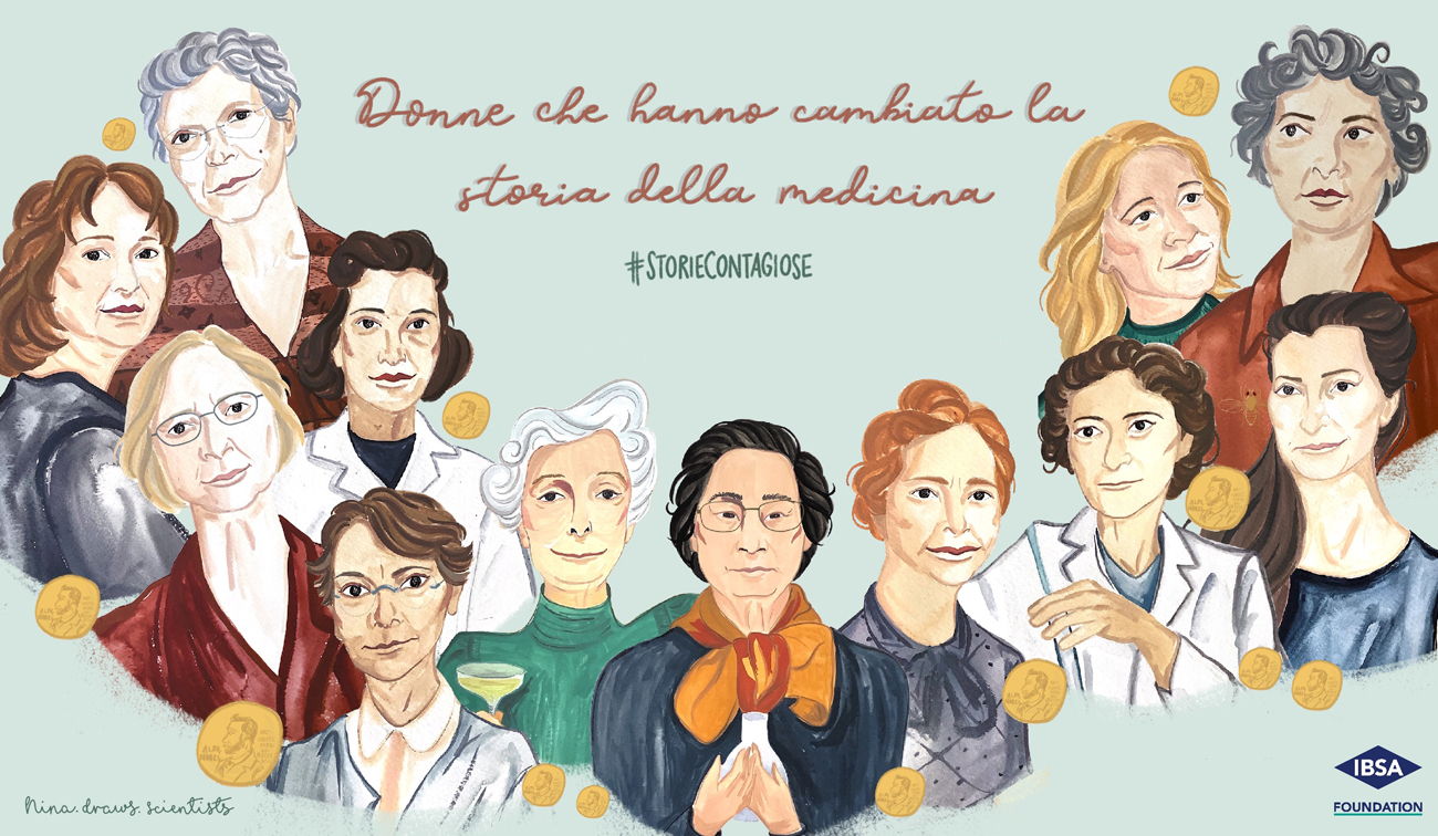 donne-che-hanno-cambiato-il-mondo-della-medicina_group-portrait-nina.draws_.scientis donne-che-hanno-cambiato-il-mondo-della-medicina_group-portrait-nina.draws_.scientis